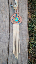 Load image into Gallery viewer, Turquoise inlay keychain