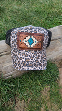 Load image into Gallery viewer, Tooled leather patch hat